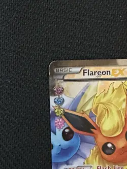 Pokemon Flareon EX Full Art RC28/RC32 Radiant Collection Ultra Rare Holo - Image 4