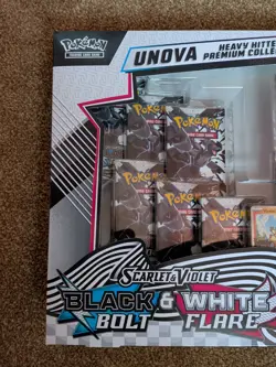 Pokemon Scarlet & Violet Unova Heavy Hitters Premium Collection Black Bolt White - Image 3