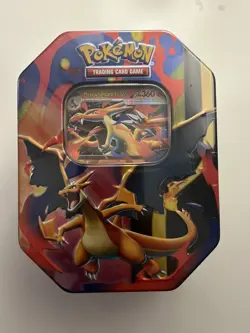 Pokemon TCG MEGA CHARIZARD Y Ex Tin. New Sealed ASCENDED HEROES - Image 1