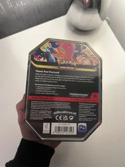 Pokemon TCG MEGA CHARIZARD Y Ex Tin. New Sealed ASCENDED HEROES - Image 2