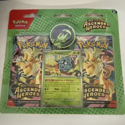 Pokemon Mega Evolution Ascended Heroes 2-Pack Blister Erika (Factory Sealed) - Image 1