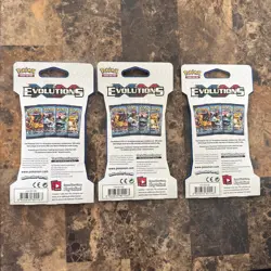 Pokemon TCG XY Evolutions Sleeved Booster Packs (3X) Venusaur Artwork ⭐SEALED⭐ - Image 2
