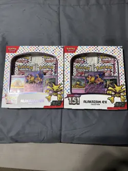 Pokemon 151 Alakazam Ex Collection Box (2 Box’s) - Image 1