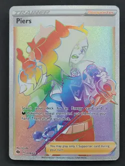Piers 078/073 Secret Rare Champion's Path Pokemon TCG - Image 1