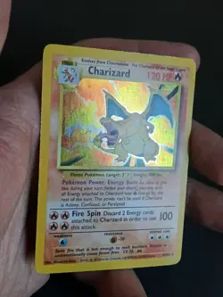 1999 Pokemon Game Base Set Charizard 4/102 Holo Foil Rare Unlimited WOTC LP/MP - Image 4
