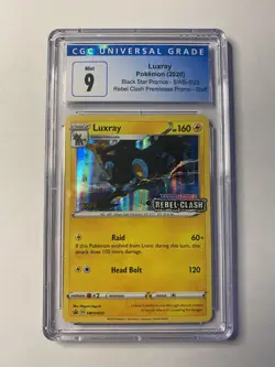 Rebel Clash STAFF Promos Full Set CGC 9.5/9 Mint Pokemon 2020 - Image 5