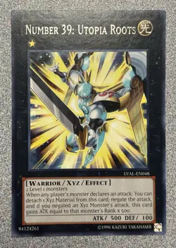 Number 39: Utopia Roots LVAL-EN048 Rare Legacy of the Valiant Unlimited NM - Image 1
