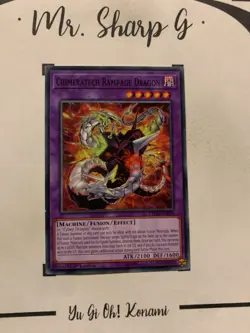 CHIMERATECH RAMPAGE DRAGON - 1st EDITION LEDD-ENB29 ENGLISH Yu-Gi-Oh! COMMON - Image 4