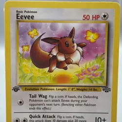 Pokemon TCG Eevee Jungle 1st Edition Card 51/64, Regular Common, NM - Image 2