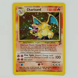 Charizard 4/130 Holo Rare Base Set 2 Pokemon Card - Image 1