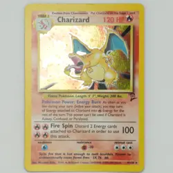 Charizard 4/130 Holo Rare Base Set 2 Pokemon Card - Image 2