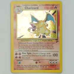 Charizard 4/130 Holo Rare Base Set 2 Pokemon Card - Image 3