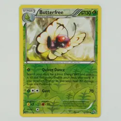 Butterfree 3/106 Reverse Holo Rare XY: Flashfire Pokemon Card - Image 1