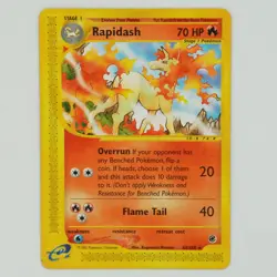 Rapidash 62/165 Rare Expedition Pokemon Card - Image 1