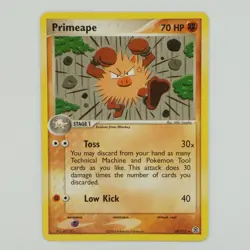 Primeape 28/112 Rare Ex Fire Red & Leaf Green Pokemon Card - Image 1