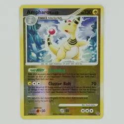 Ampharos 1/132 Reverse Holo Rare DP Secret Wonders Pokemon Card - Image 1