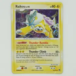 Raikou 16/132 Holo Rare DP Secret Wonders Pokemon Card - Image 1