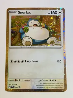 Pokemon Snorlax Sv: Scarlet & Violet Promo Cards 122 Holo Promo 160 HP - Image 1