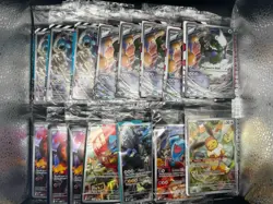 Pokemon Sealed ETB Promo 15 card LOT - Prismatic, Destined Rivals, Ascended Hero - Image 2