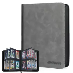 Top Loader Binder - 4 Slot Trading Cards Collection Album with Sleeves - Hold... - Image 1