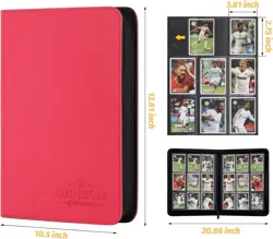 Trading Card Binder, Card Collection Binder Album Folder with 540 Side Loadin... - Image 2