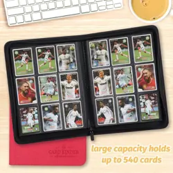 Trading Card Binder, Card Collection Binder Album Folder with 540 Side Loadin... - Image 4