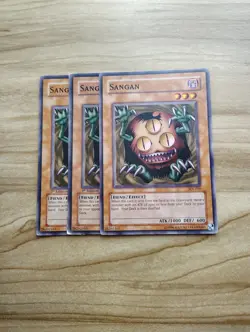 Yu-Gi-Oh! - Sangan 3X - Complete Playset Of Common Cards - Image 1