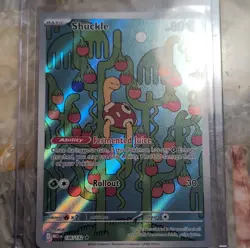 Pokemon TCG Shuckle Card 136/132 MEGA Basic 2025 English Holo Finish - Image 2