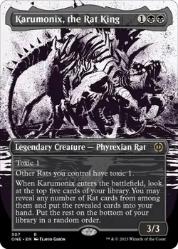 Karumonix, the Rat King (Showcase) - Phyrexia All Will Be One (ONE) NM MTG - Image 1