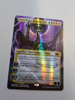 MTG: Nicol Bolas, Dragon-God (Borderless) (Foil) (LP): Mythic Edition: War of Sp - Image 2