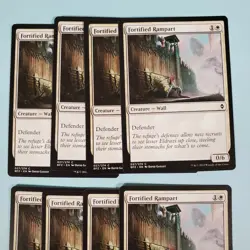 8x Fortified Rampart - Battle for Zendikar - MTG Magic the Gathering - Image 2