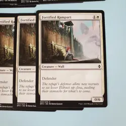 8x Fortified Rampart - Battle for Zendikar - MTG Magic the Gathering - Image 3