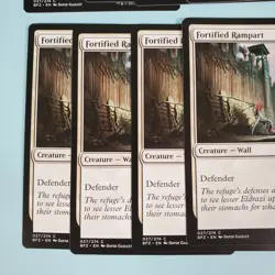 8x Fortified Rampart - Battle for Zendikar - MTG Magic the Gathering - Image 4