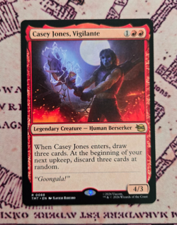 MTG Casey Jones, Vigilante Teenage Mutant Ninja Turtles TMNT NM - Image 1
