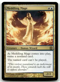 Meddling Mage #8 (LP) Alara Reborn ARB Magic MTG - Image 1