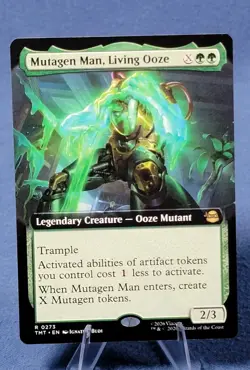 MTG TMNT - Mutagen Man, Living Ooze (Extended Art) NM A - Image 1