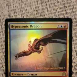 Magic: The Gathering Hypersonic Dragon Foil Promo Prerelease 170/274 English - Image 2