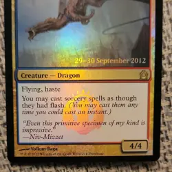 Magic: The Gathering Hypersonic Dragon Foil Promo Prerelease 170/274 English - Image 3