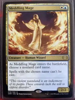 MTG Meddling Mage Double Masters 210/332 Regular Rare - Image 1