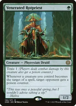 MTG Venerated Rotpriest ** Phyrexia: All Will Be One ** English - Image 1