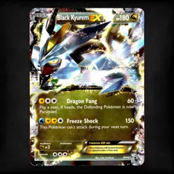 Black Kyurem EX BW62 Black & White Holo Black Star Promo Pokemon TCG - Image 1
