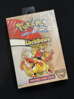 *NEW FACTORY SEALED* 1999 Pokemon Fossil Lockdown Theme Deck WOTC Vintage 742818060776 - Image 1