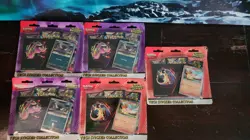 5x Pokemon Ascended Heroes 3 Pack Charmander Ghastly Sticker Blister 15 Pack Lot - Image 1