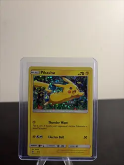 Pikachu 5/12 - HOLO - 2016 McDonalds Kids Meals - Pokemon Card TCG - LP - Image 1