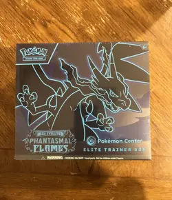 Phantasmal Flames Pokemon Center Exclusive Elite Trainer Box ETB Factory Sealed - Image 1
