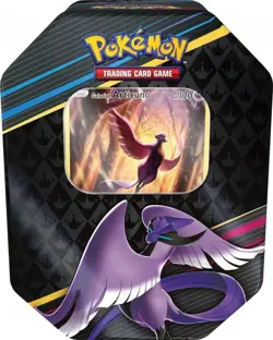 Pokemon TCG - Galarian Articuno Crown Zenith Tin 4 Pack Sword Shield New Sealed - Image 1