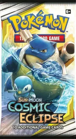 Cosmic Eclipse Booster Pack Random Art Sun Moon New Sealed Pokemon TCG - Image 1