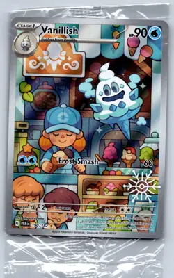 Vanillish - Holiday Calendar 190/182 Stamped Promo Pokemon Card Sealed - Image 1