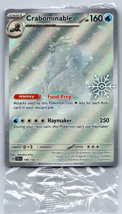 Crabominable - Holiday Calendar Stamped Promo 149/142 Pokemon Sealed - Image 1
