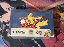 Pokemon Center Worlds 2025 Anaheim - Pikachu Double Deck Box NEW Sealed - Image 1
